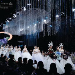 Nội Thất Khu Trình Diễn Show Cưới Starry Moonlight — Linh Nga Couture × JW Academy, TP.HCM