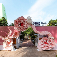 Nội thất khu sự kiện OMO x Comfort — Một Ngày Thanh Nhã, Nhà Văn hóa Thanh Niên, TP.HCM