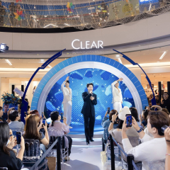 Nội thất khu activation CLEAR Scalp Lab — Step Into The Scalp World, Vạn Hạnh Mall, TP.HCM