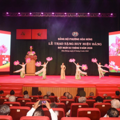Sự kiện lễ trao Huy hiệu Đảng đợt 2/9/2026 — Đảng bộ Phường Hòa Hưng, TP.HCM
