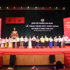 Sự kiện lễ trao Huy hiệu Đảng đợt 2/9/2026 — Đảng bộ Phường Hòa Hưng, TP.HCM