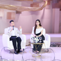 Nội Thất Khu Trình Diễn & Lounge Vietnam Wedding Week 2025 — Trung Dung Media, TP.HCM