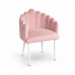 Ghế Bloom Armchair - Nhung Hồng Đào