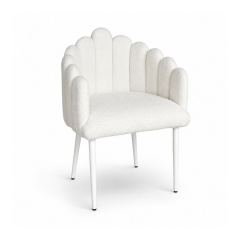 Ghế Bloom Armchair - Bouclé Trắng