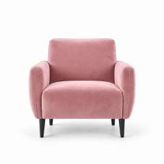 Ghế Sofa Armchair VIP - Nhung Hồng Đào