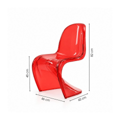 Ghế S-Chair Trong - Đỏ Ruby
