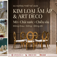 Ánh kim trở lại trong thiết kế sự kiện: sang trọng thật hay chỉ hào nhoáng ở Việt Nam?