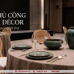Gốm thủ công Việt vào sự kiện cao cấp: điểm nhấn tinh tế hay bày biện rối mắt?