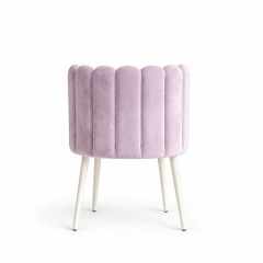 Ghế Nệm Vải Tulip - Tím Lilac
