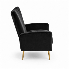 Ghế Sofa Armchair Aria - Nhung Đen