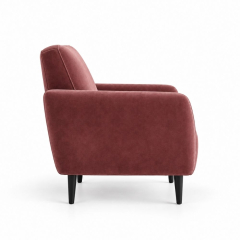 Ghế Sofa Armchair VIP - Nhung Hồng Dusty