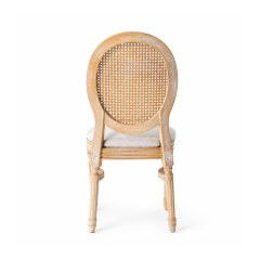 Ghế Louis XVI Lưng Mây Tân Cổ Điển