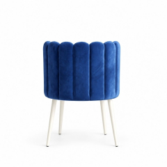 Ghế Nệm Vải Tulip - Xanh Cobalt