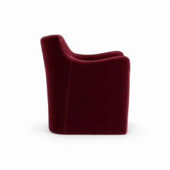 Ghế Sofa Muse - Nhung Đỏ Burgundy