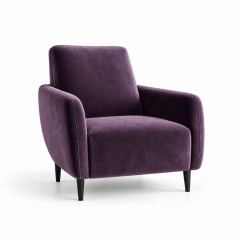 Ghế Sofa Armchair VIP - Nhung Tím Lilac