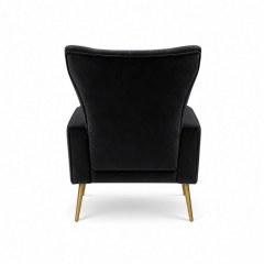 Ghế Sofa Armchair Aria - Nhung Đen