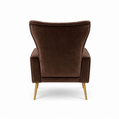 Ghế Sofa Armchair Aria - Nhung Nâu Chocolate