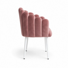 Ghế Bloom Armchair - Nhung Hồng Dusty