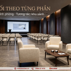 Bỏ hàng ghế khán phòng, chuyển sang lounge tương tác: hợp sự kiện Việt tới đâu?