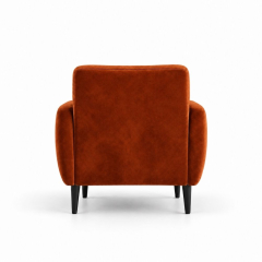 Ghế Sofa Armchair VIP - Nhung Cam Đất