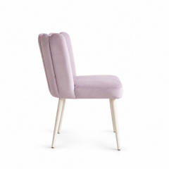 Ghế Nệm Vải Tulip - Tím Lilac
