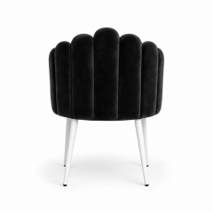 Ghế Bloom Armchair - Nhung Đen