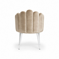 Ghế Bloom Armchair - Nhung Champagne