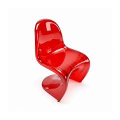 Ghế S-Chair Trong - Đỏ Ruby