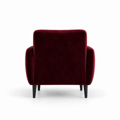 Ghế Sofa Armchair VIP - Nhung Đỏ Burgundy
