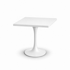 Bàn Tulip Vuông 75cm - Trắng 70x70cm