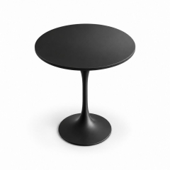 Bàn Tulip 75cm - Đen; Ø80cm