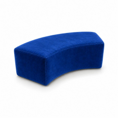 Ghế Băng Wave Module - Nhung Xanh Cobalt