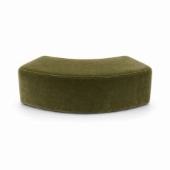 Ghế Băng Wave Module - Nhung Xanh Olive