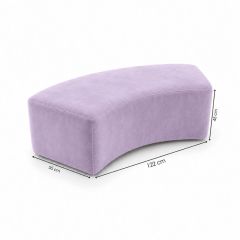 Ghế Băng Wave Module - Nhung Tím Lilac
