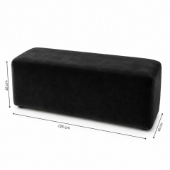 Ghế Bench Dài - Nhung Đen