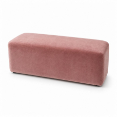 Ghế Bench Dài - Nhung Hồng Dusty