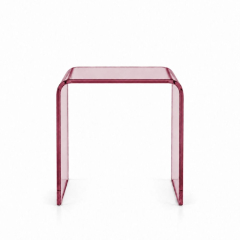 Đôn Acrylic - Đỏ Burgundy