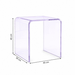 Đôn Acrylic - Tím Lilac