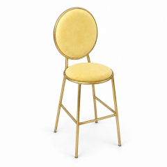 Ghế Shell Bar - Nhung Vàng Bơ