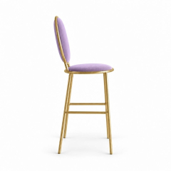 Ghế Shell Bar - Nhung Tím Lilac