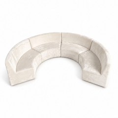 Sofa Vòng Cung 4 Module Lưng Lớn