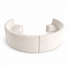 Sofa Vòng Cung 4 Module Lưng Lớn