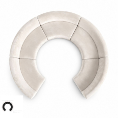 Sofa Móng Ngựa 5 Module Lưng Lớn