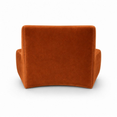 Sofa Module Lưng Nhỏ - Nhung Cam Đất