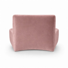 Sofa Module Lưng Nhỏ - Nhung Hồng Dusty
