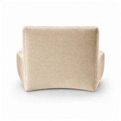 Sofa Module Lưng Nhỏ - Nhung Champagne