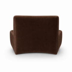 Sofa Module Lưng Nhỏ - Nhung Nâu Chocolate