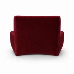 Sofa Module Lưng Nhỏ - Nhung Đỏ Burgundy