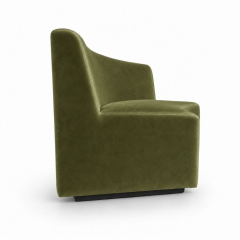 Sofa Module Lưng Lớn - Nhung Xanh Olive
