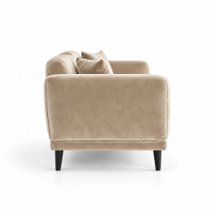 Sofa Đôi Lounge  - Nhung Champagne